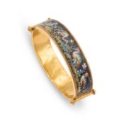 A CONTINENTAL MICROMOSAIC BANGLE, CIRCA 1880