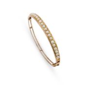 A SEED PEARL BANGLE