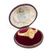 A VICTORIAN SILVER-GILT BANGLE BY JOHN BROGDEN