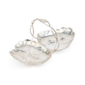 AN AMERICAN STERLING SILVER DOUBLE-DISH