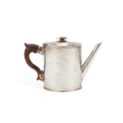 AN 18TH CENTURY CONTINENTAL SILVER TEAPOT