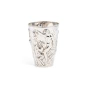 A GERMAN SILVER BEAKER