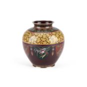 A JAPANESE CLOISONNÉ VASE, CIRCA 1920