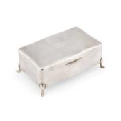 A CHINESE SILVER JEWELLERY BOX