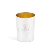 A RUSSIAN SILVER BEAKER