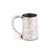 A 19TH CENTURY CHINESE SILVER MUG