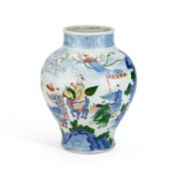A CHINESE WUCAI JAR
