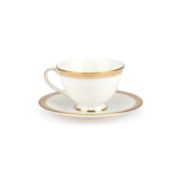 A ROYAL DOULTON 'RITZ' CUP AND SAUCER