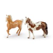 TWO BESWICK MODELS OF HORSES