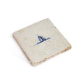 AN 18TH CENTURY DUTCH DELFT TILE