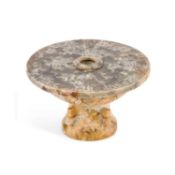 A CHINESE STONE FENG SHUI DIAL