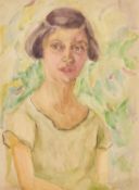 HERMAN FLESCHE (GERMAN 1886-1972) PORTRAIT OF A LADY