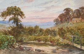 JOHN WILSON HEPPLE (1886-1939) THE STREAM CROSSING