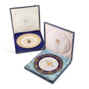 TWO BOXED SPODE COMMEMORATIVE PLATES 