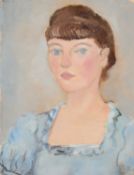 HERMAN FLESCHE (GERMAN 1886-1972) PORTRAIT OF A LADY