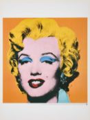 AFTER ANDY WARHOL (1928-1987) 'MARILYN - ORANGE' & 'PRINCESS DIANA'