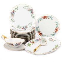 A HEINRICH FISH PATTERN DINNER SERVICE