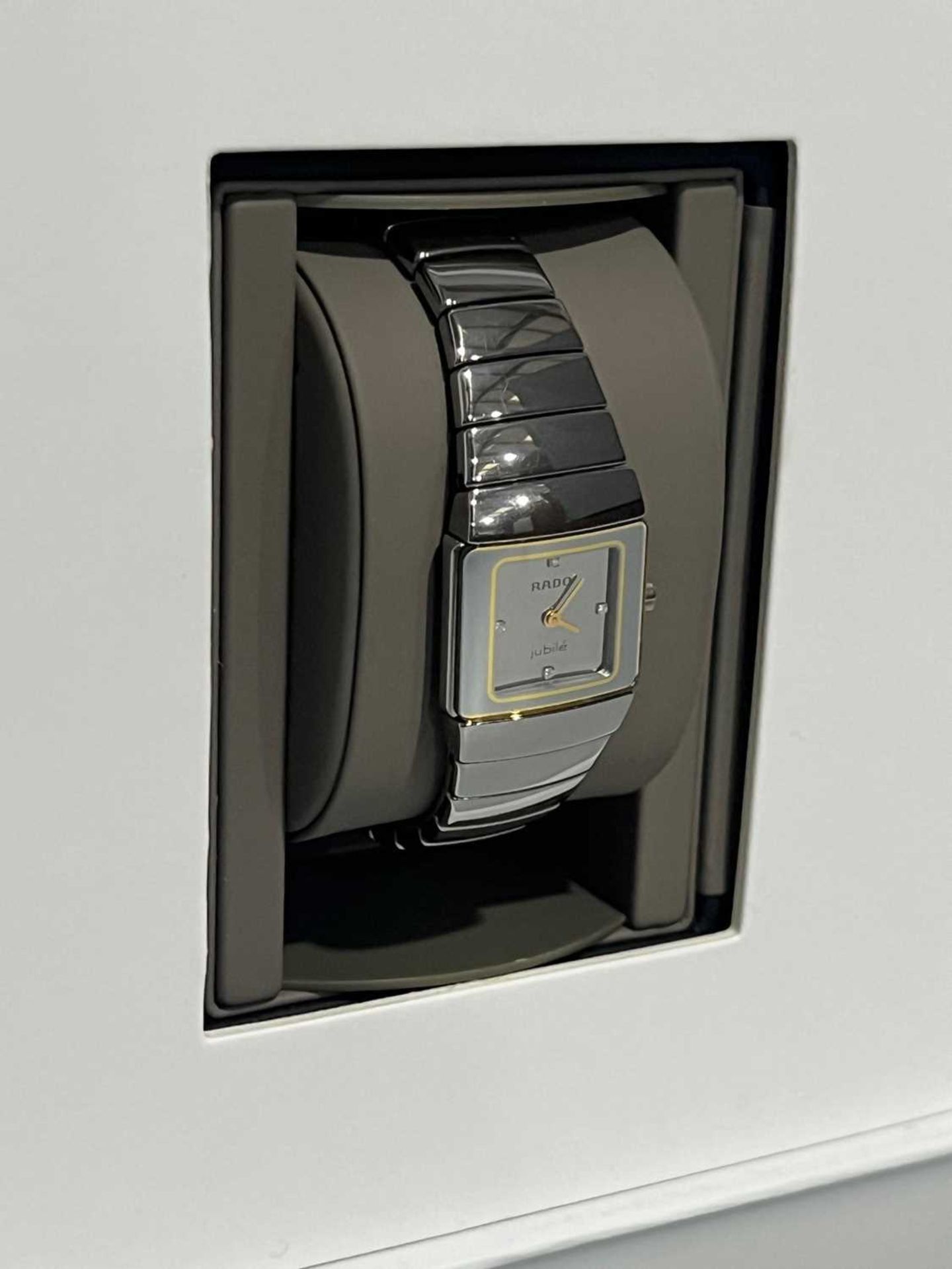 A LADY'S RADO SINTRA CERAMIC BRACELET WATCH - Image 2 of 2