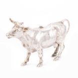 A 19TH CENTURY CONTINENTAL SILVER COW CREAMER