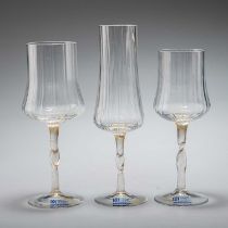 THREE CENEDESE PROTOTYPE GLASSES