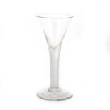 A 19TH CENTURY WINE GLASS