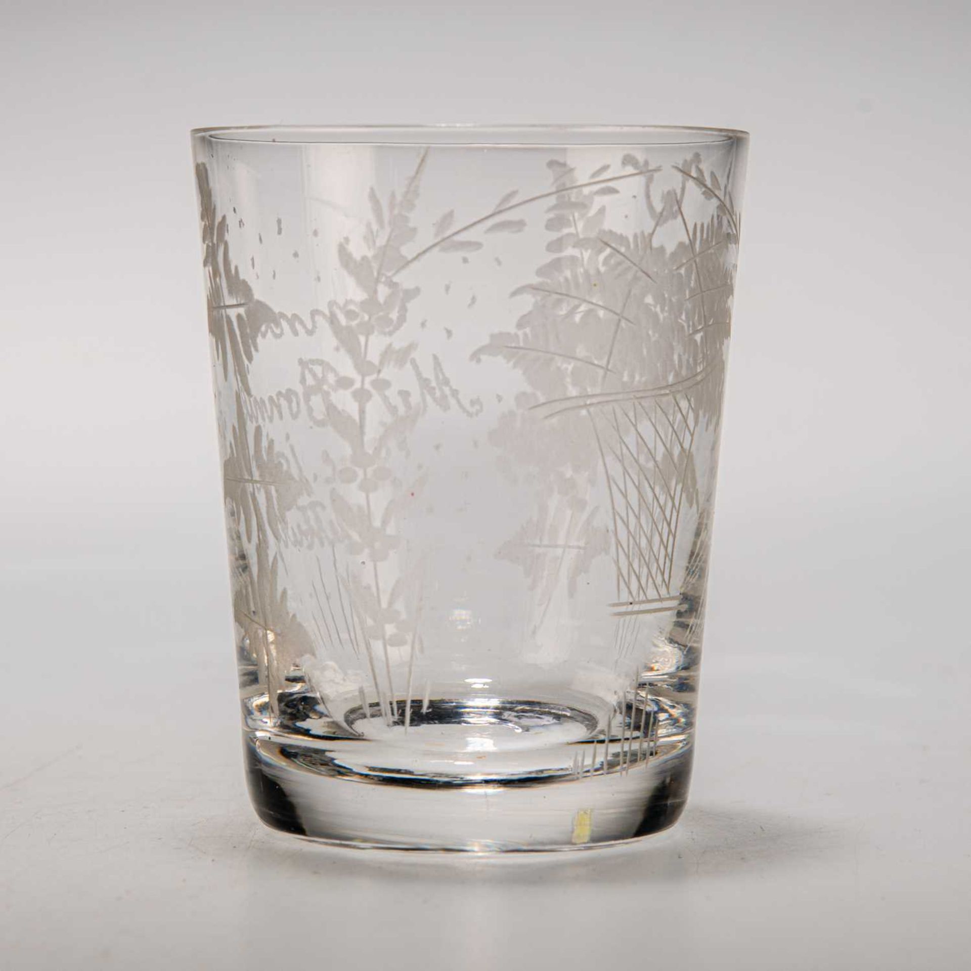 WWII INTEREST: A GLASS TUMBLER - Image 2 of 2