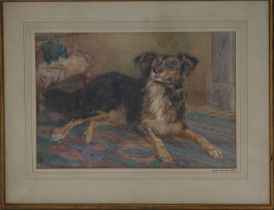 EMMA ATKINSON (19TH/ 20TH CENTURY) PORTRAIT OF A DOG