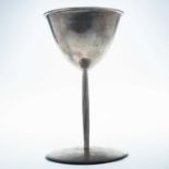 AN EDWARDIAN SILVER GOBLET