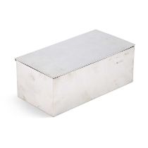 A VICTORIAN SILVER CIGARETTE BOX