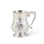 A VICTORIAN SILVER MUG