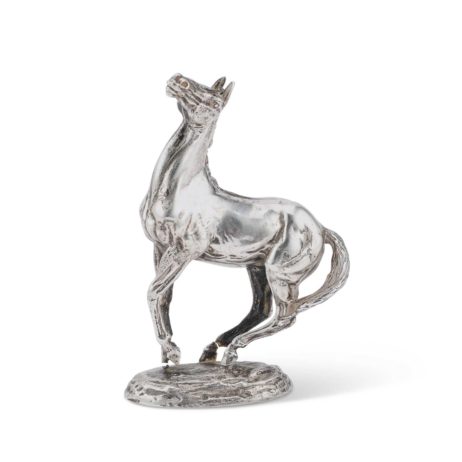 LORNE MCKEAN: AN ELIZABETH II SILVER MODEL OF A HORSE