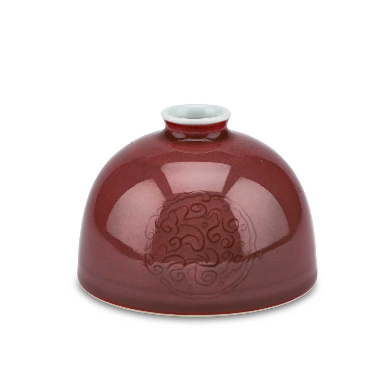 A CHINESE PEACHBLOOM-GLAZED 'BEEHIVE' WATER POT