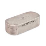 AN EDWARD VIII SILVER SNUFF BOX