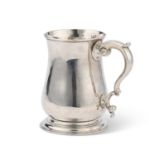 AN EARLY GEORGE III SILVER MUG