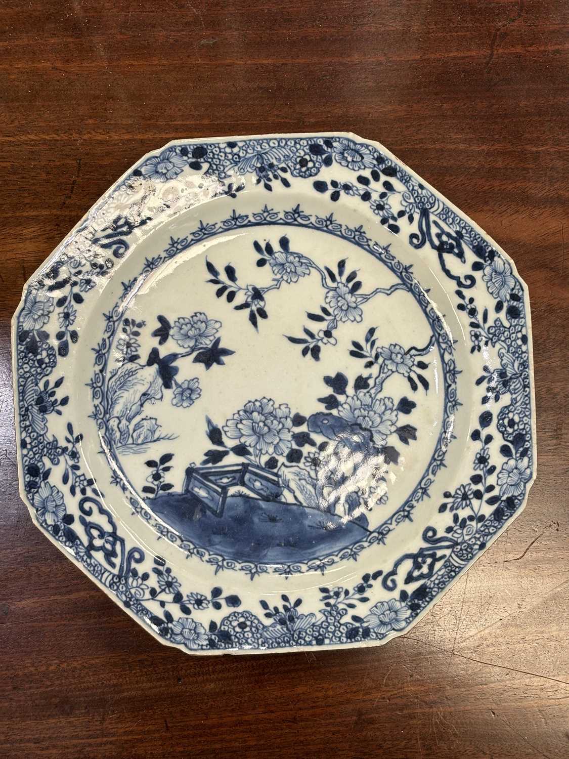 TWO CHINESE BLUE AND WHITE PLATES, 18TH/ 19TH CENTURY - Image 5 of 9