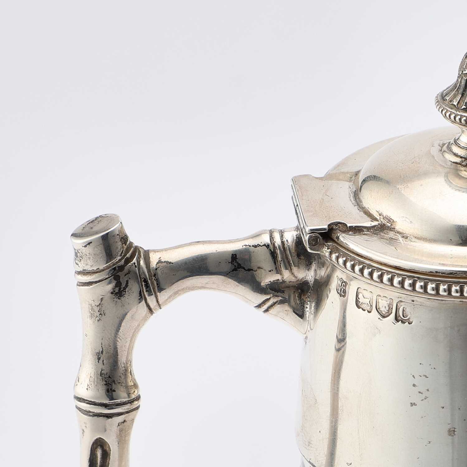 A VICTORIAN SILVER-MOUNTED CUT-GLASS CLARET JUG - Image 2 of 2