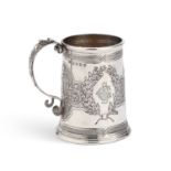 A VICTORIAN SCOTTISH SILVER MUG