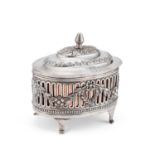 A LATE 18TH CENTURY ITALIAN SILVER BOX