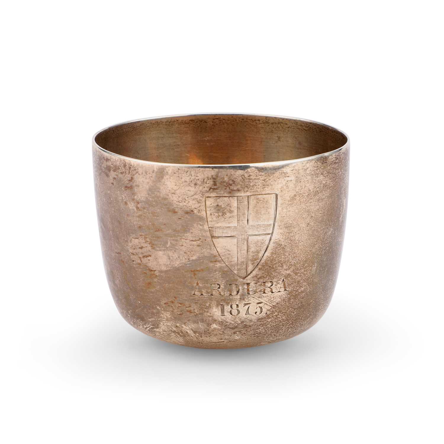 A VICTORIAN SILVER TUMBLER CUP