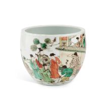 A CHINESE FAMILLE VERTE PLANTER