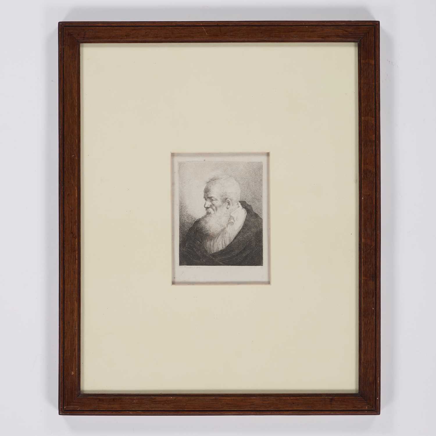 MICHAL PLONSKI (POLISH 1778-1812) HEAD OF AN OLD MAN - Image 2 of 2
