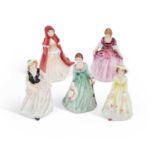 THREE ROYAL DOULTON MINIATURE PROTOTYPE FIGURES