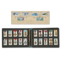 AN ALBUM OF CIGARETTE CARDS AND A JOHN PLAYER & SONS AIRCRAFT OF THE ROYAL AIR FORCE ALBUM