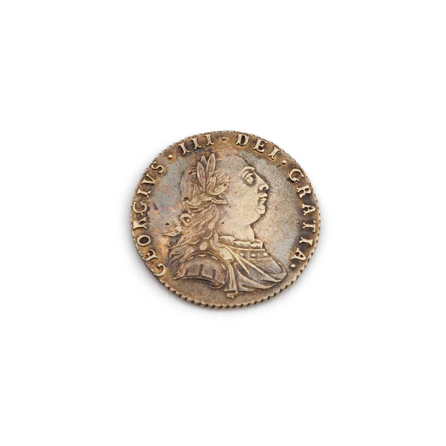 KING GEORGE III (GREAT BRITAIN) Milled silver shilling coin