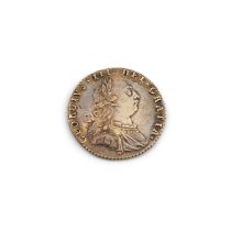 KING GEORGE III (GREAT BRITAIN) Milled silver shilling coin