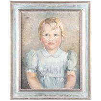 HEATH (20TH CENTURY SCHOOL) PORTRAIT OF A CHILD, JACQUELINE