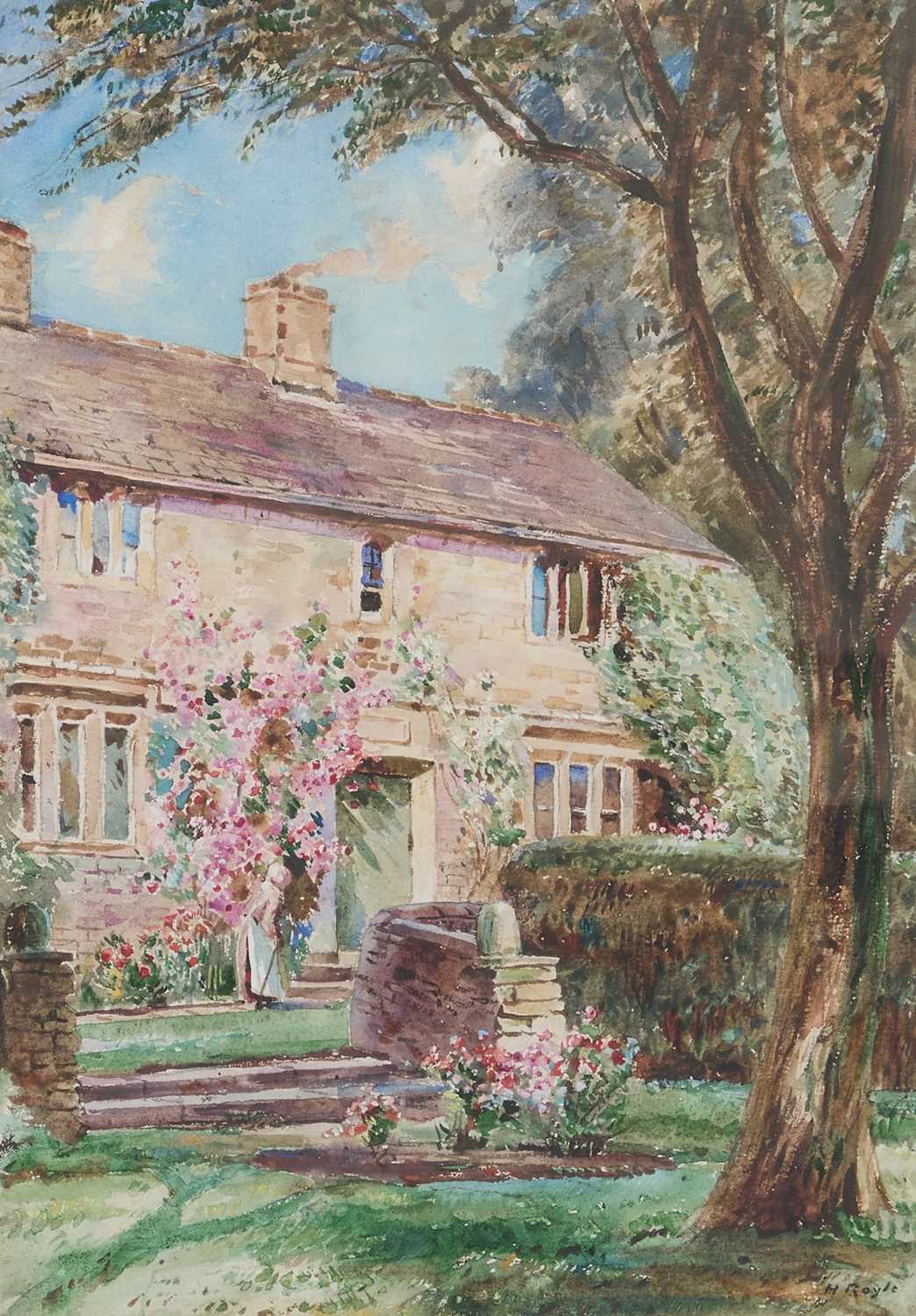 HERBERT F. ROYLE (1870-1958) THE MANOR HOUSE, NESSFIELD