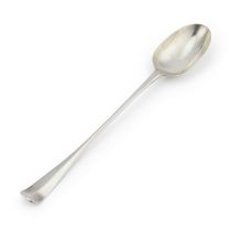 AN IRISH SILVER HASH SPOON