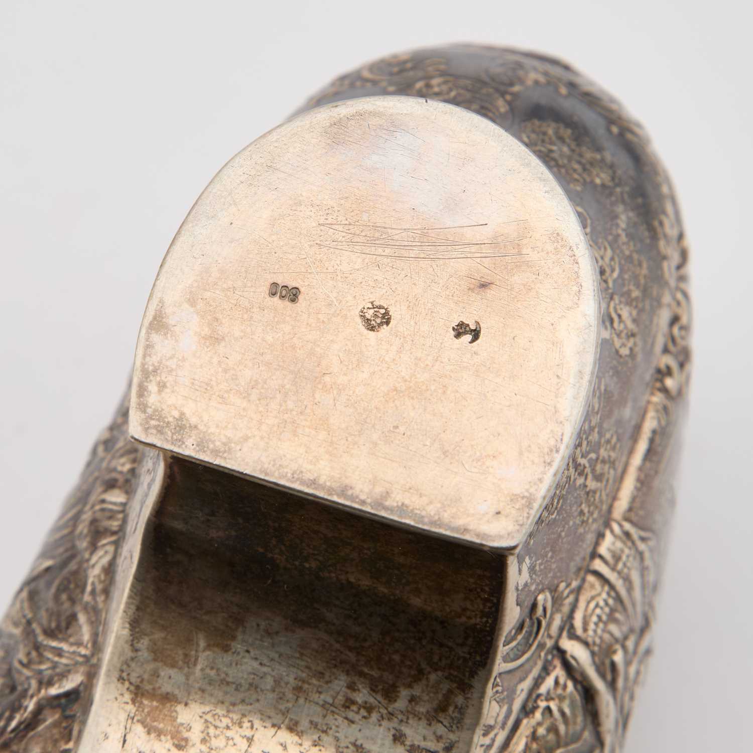 A GERMAN SILVER NOVELTY MODEL OF A SHOE - Image 2 of 2