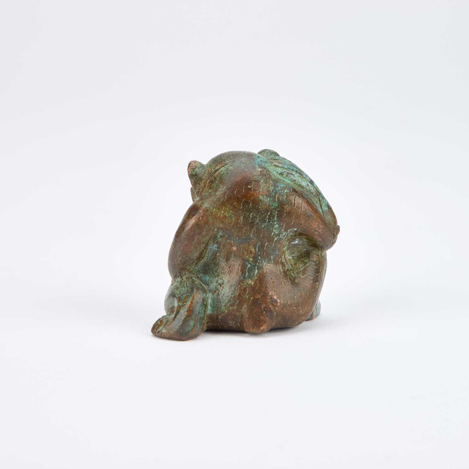 A CHINESE BRONZE HAN-STYLE BEAR - Image 2 of 3